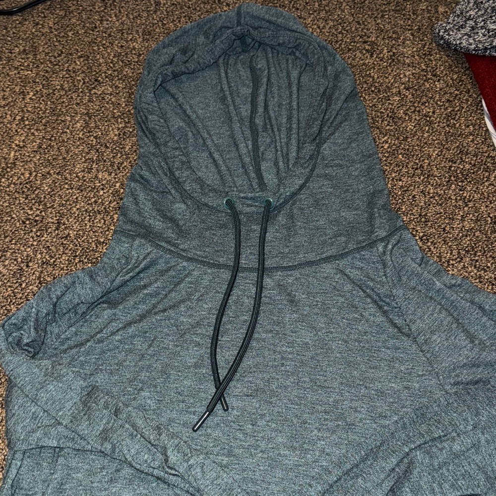 Teal Hooded Sweatshirt